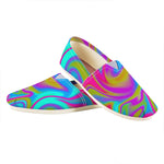 Neon Psychedelic Trippy Print Casual Shoes