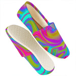 Neon Psychedelic Trippy Print Casual Shoes