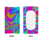 Neon Psychedelic Trippy Print Changing Pad Cover