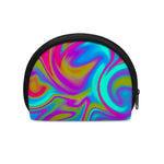Neon Psychedelic Trippy Print Coin Purse