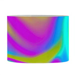 Neon Psychedelic Trippy Print Drum Lamp Shade