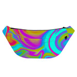 Neon Psychedelic Trippy Print Fanny Pack