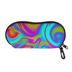 Neon Psychedelic Trippy Print Glasses Case