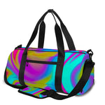 Neon Psychedelic Trippy Print Gym Bag