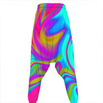 Neon Psychedelic Trippy Print Hammer Pants