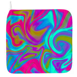 Neon Psychedelic Trippy Print Hand Towel