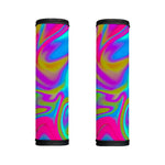 Neon Psychedelic Trippy Print Handle Covers