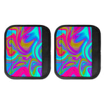 Neon Psychedelic Trippy Print Handle Covers
