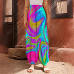 Neon Psychedelic Trippy Print Harem Pants