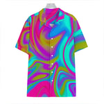 Neon Psychedelic Trippy Print Hawaiian Shirt