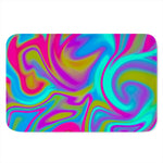 Neon Psychedelic Trippy Print Indoor Door Mat