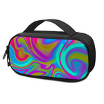 Neon Psychedelic Trippy Print Insulin Cooler Travel Case