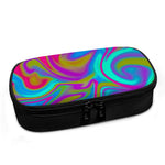 Neon Psychedelic Trippy Print Insulin Cooler Travel Case