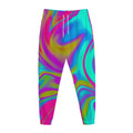 Neon Psychedelic Trippy Print Jogger Pants