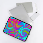 Neon Psychedelic Trippy Print Laptop Sleeve