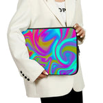 Neon Psychedelic Trippy Print Laptop Sleeve