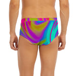 Neon Psychedelic Trippy Print Men's Briefs