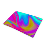 Neon Psychedelic Trippy Print Pet Cooling Mat Cover