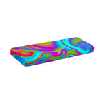 Neon Psychedelic Trippy Print Piano Keyboard Cover