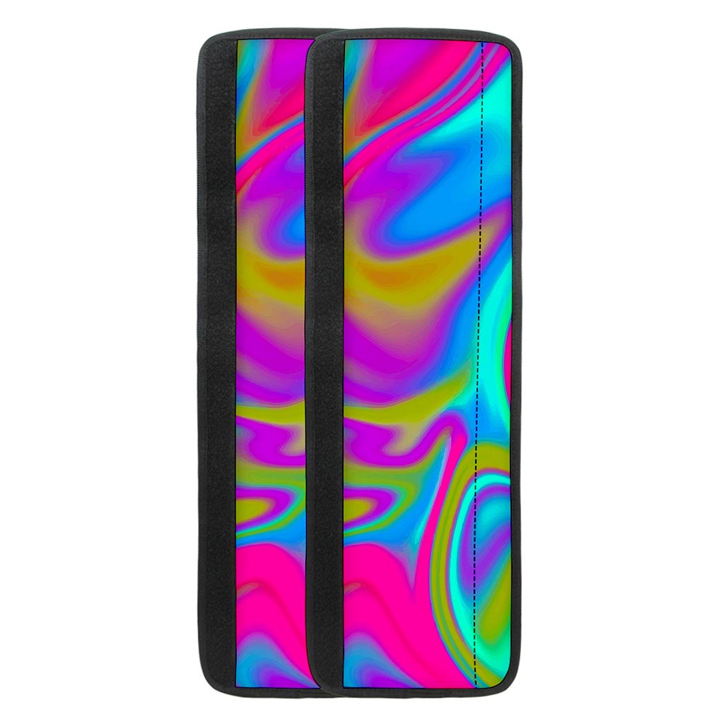 Neon Psychedelic Trippy Print Refrigerator Handle Covers