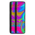 Neon Psychedelic Trippy Print Refrigerator Handle Covers
