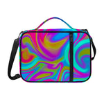 Neon Psychedelic Trippy Print Shoulder Strap Bible Bag