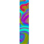Neon Psychedelic Trippy Print Table Runner