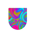 Neon Psychedelic Trippy Print Toilet Lid Cover