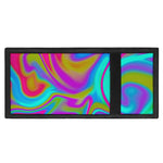 Neon Psychedelic Trippy Print Trifold Wallet