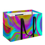 Neon Psychedelic Trippy Print Utility Tote Bag