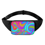 Neon Psychedelic Trippy Print Waist Bag