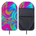 Neon Psychedelic Trippy Print Waterproof Car Seat Cover