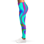 Neon Psychedelic Trippy Print Women's Leggings