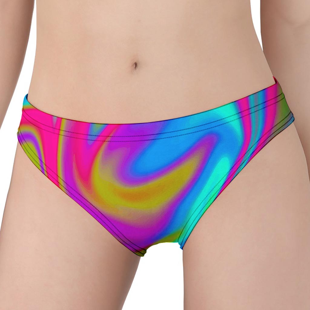 Neon Psychedelic Trippy Print Women's Panties