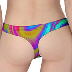 Neon Psychedelic Trippy Print Women's Thong