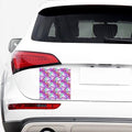 Neon Skull Floral Pattern Print Car Sticker
