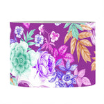 Neon Skull Floral Pattern Print Drum Lamp Shade