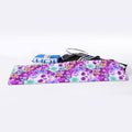 Neon Skull Floral Pattern Print Sports Towel
