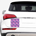 Neon Trippy Pineapple Pattern Print Car Sticker