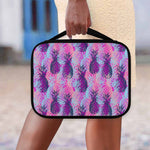 Neon Trippy Pineapple Pattern Print Classic Bible Case
