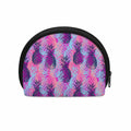 Neon Trippy Pineapple Pattern Print Coin Purse