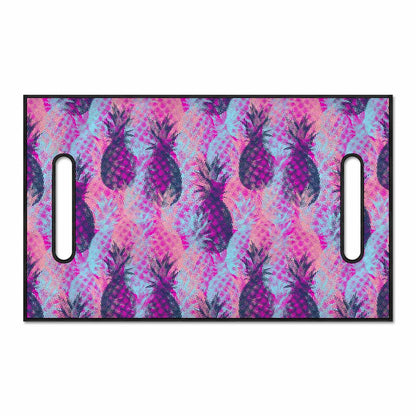 Neon Trippy Pineapple Pattern Print Golf Cart Seat Cover