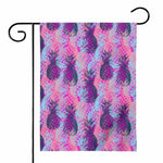 Neon Trippy Pineapple Pattern Print House Flag