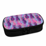 Neon Trippy Pineapple Pattern Print Insulin Cooler Travel Case