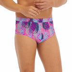 Neon Trippy Pineapple Pattern Print Men's Briefs