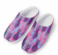 Neon Trippy Pineapple Pattern Print Mesh Casual Shoes