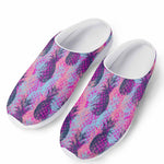 Neon Trippy Pineapple Pattern Print Mesh Casual Shoes