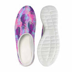 Neon Trippy Pineapple Pattern Print Mesh Casual Shoes