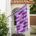Neon Trippy Pineapple Pattern Print Polyester Flag