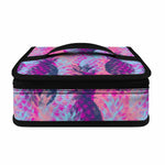 Neon Trippy Pineapple Pattern Print Small Lunch Bag